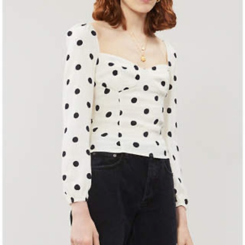 Polka Dot Long Sleeve M